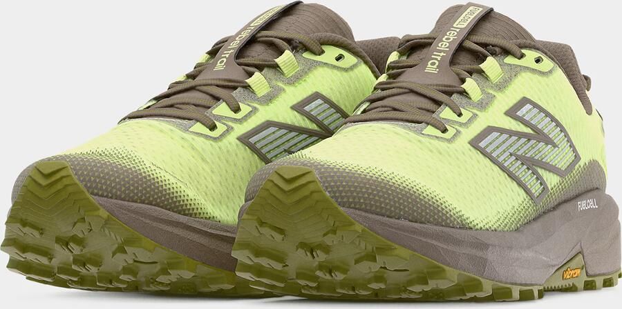 New balance Sneakers laag 'FuelCell Rebel Trail' kastanjebruin neongroen - Foto 5