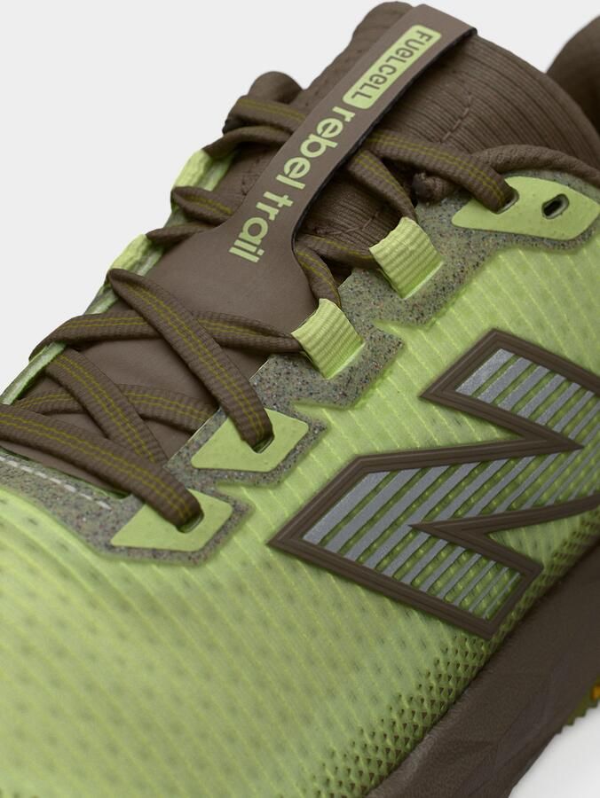 New balance Sneakers laag 'FuelCell Rebel Trail' kastanjebruin neongroen - Foto 3