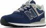 New Balance 574 sneakers donkerblauw grijs Suede Dierenprint 34.5 - Thumbnail 2