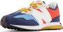 New Balance Blauwe Sneakers 327 Kids - Thumbnail 2