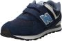 New Balance 574 sneakers donkerblauw wit - Thumbnail 4