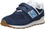 New Balance 574 sneakers donkerblauw wit Jongens Meisjes Suede Logo 34.5 - Thumbnail 3