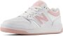 New Balance 480 sneakers wit roze Jongens Meisjes Leer Meerkleurig 36 - Thumbnail 4