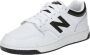 New Balance 480 Unisex Schoenen Wit Maat: 38.5 Leer Synthetisch Foot Locker - Thumbnail 5