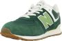 New Balance 574 sneakers groen wit Suede Meerkleurig 37 - Thumbnail 4