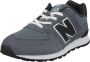 New Balance 574 V1 sneakers grijsblauw zwart wit Suede 37 - Thumbnail 3