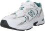 New Balance Mr530 Lage Heren Sneakers Wit Groen - Thumbnail 5