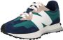 Nike New Balance 327 Heren Sneaker Groen Blauw - Thumbnail 2