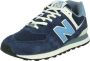 New Balance 574 sneakers donkerblauw wit - Thumbnail 4