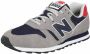 New Balance 373 sneakers grijs donkerblauw rood - Thumbnail 4