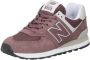 New Balance 574 sneakers donkerbruin lichtgrijs - Thumbnail 3