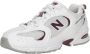New Balance U530CSF White Dark Ice Wine - Thumbnail 2