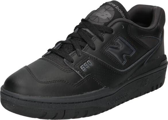 New Balance 550 Heren Schoenen Black Leer Synthetisch