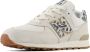 New Balance 574 V1 sneakers dierenprint offwhite blauw Ecru Suede 36 - Thumbnail 5