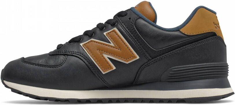 New Balance Classics 574 Heren Sneakers Sport Casual Schoenen Zwart ML574OMD - Foto 2