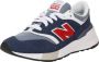 New Balance 997 sneakers donkerblauw lichtblauw rood - Thumbnail 2