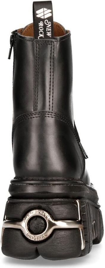 Newrock New Rock Plateau Laarzen 40 Shoes M NEWMILI083 S37 Zwart - Foto 5