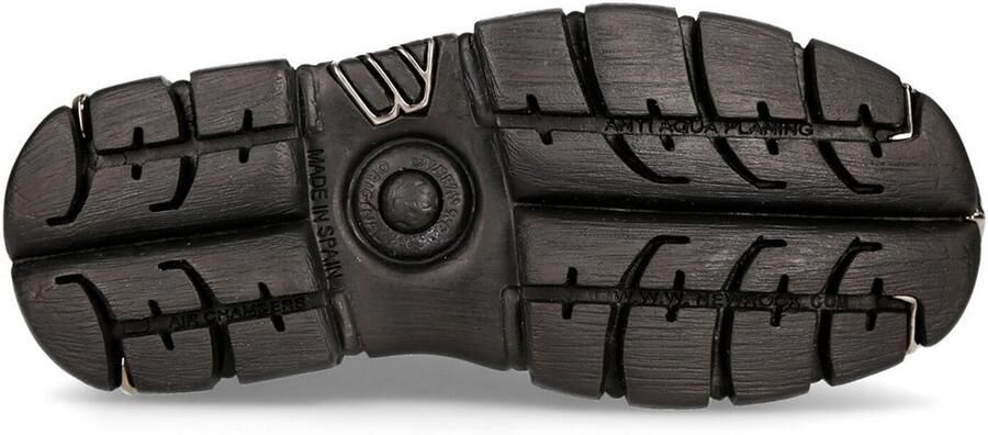 Newrock New Rock Plateau Laarzen 40 Shoes M NEWMILI083 S37 Zwart - Foto 4