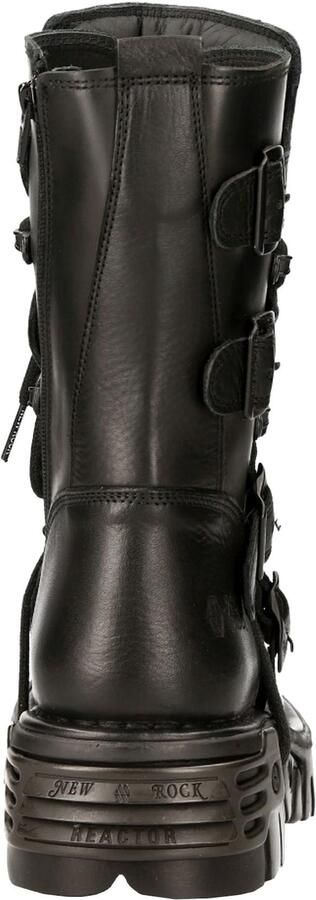 New Rock Nomada Black Laarzen zwart Leer Heren Industrial - Foto 6