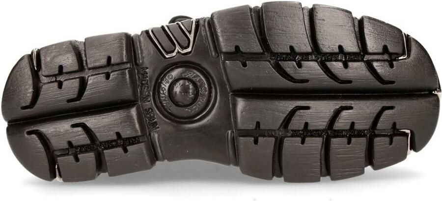 Newrock New Rock Lage schoenen 40 Shoes M 106 S1 Zwart Zilverkleurig - Foto 5