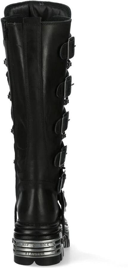 New Rock M272S1 Laarzen 45 Shoes Zwart Zilverkleurig - Foto 5