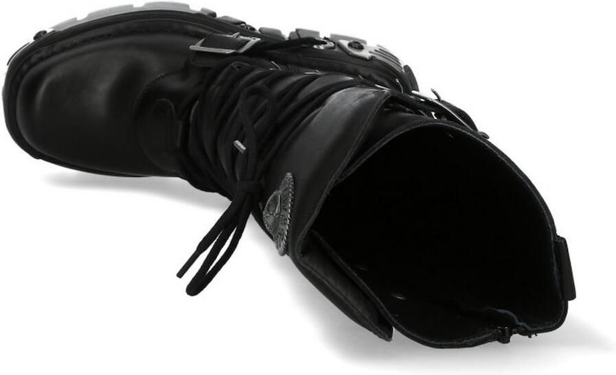 New Rock M272S1 Laarzen 45 Shoes Zwart Zilverkleurig - Foto 3