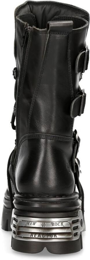 Newrock New Rock unisex veterboot Zwart - Foto 8