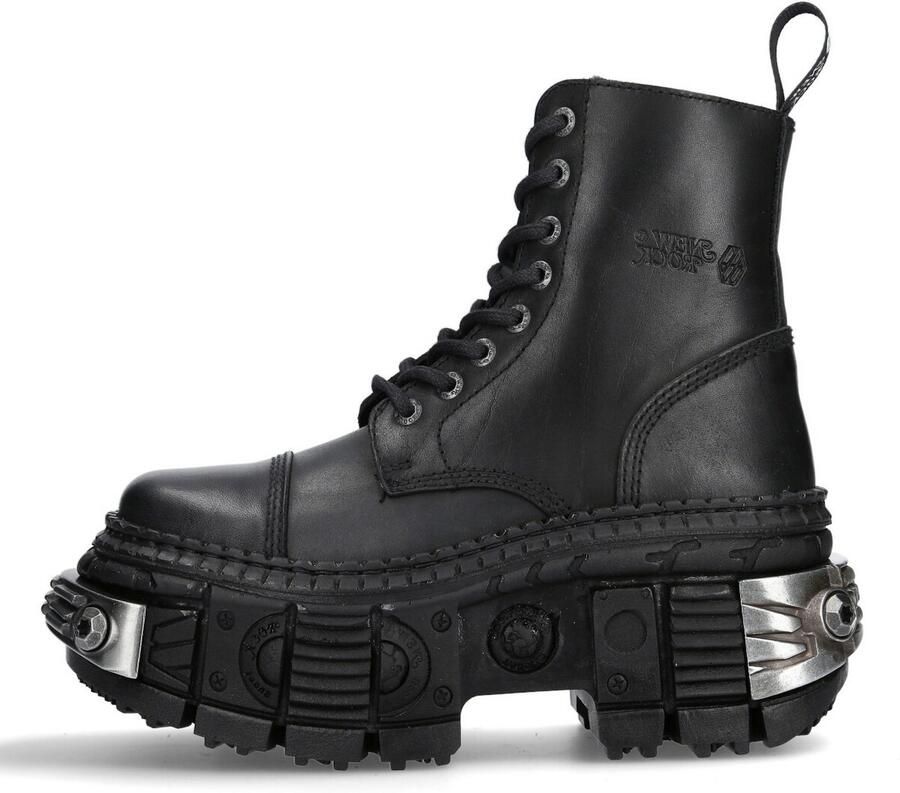 New Rock M-WALL083 S4 Enkellaars 41 Shoes Zwart