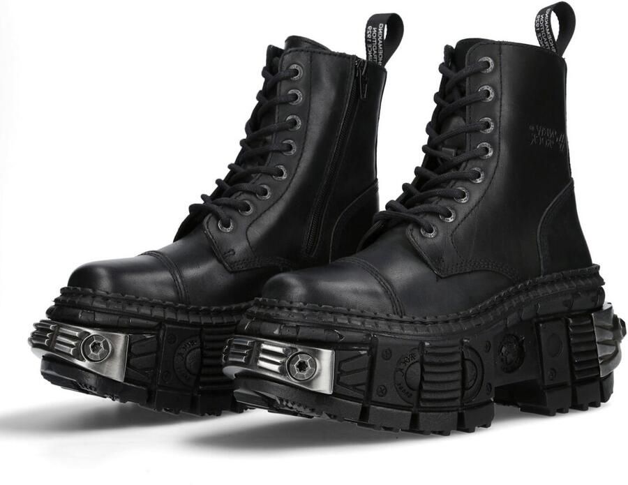 New Rock M-WALL083 S4 Enkellaars 41 Shoes Zwart - Foto 2