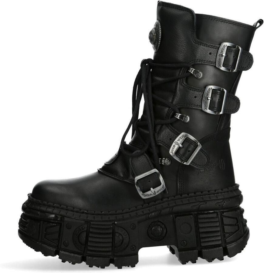 New Rock M-WALL373-S5 Plateau Laarzen 42 Shoes Zwart