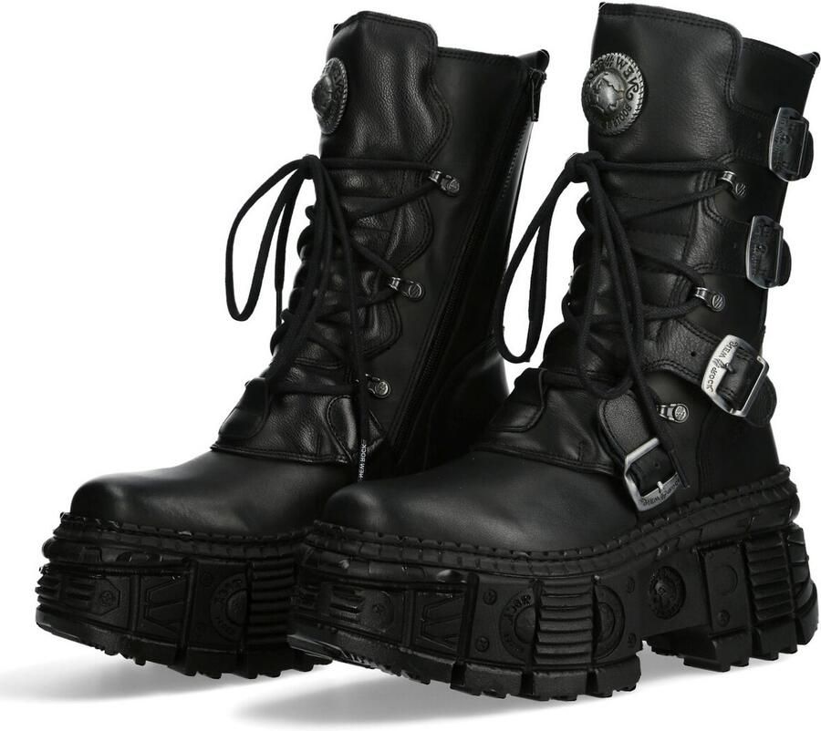 New Rock M-WALL373-S5 Plateau Laarzen 42 Shoes Zwart - Foto 2