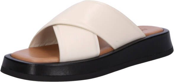 Newd Tamaris Leren slippers met label in reliëf - Foto 2