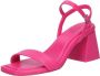 Tamaris Roze Open Platte Sandalen Vrouwen Pink Dames - Thumbnail 4