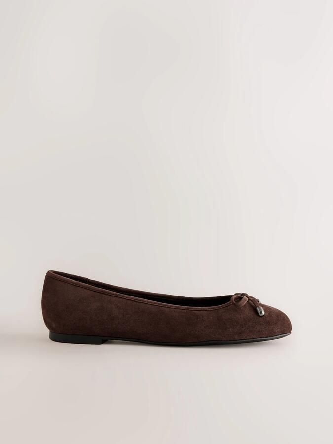 Next Ballerina 'Forever Comfort' donkerbruin - Foto 2