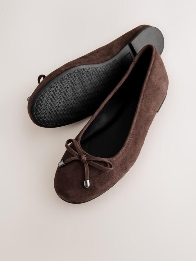 Next Ballerina 'Forever Comfort' donkerbruin - Foto 3