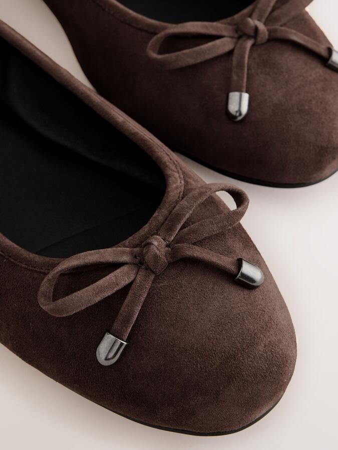 Next Ballerina 'Forever Comfort' donkerbruin - Foto 4