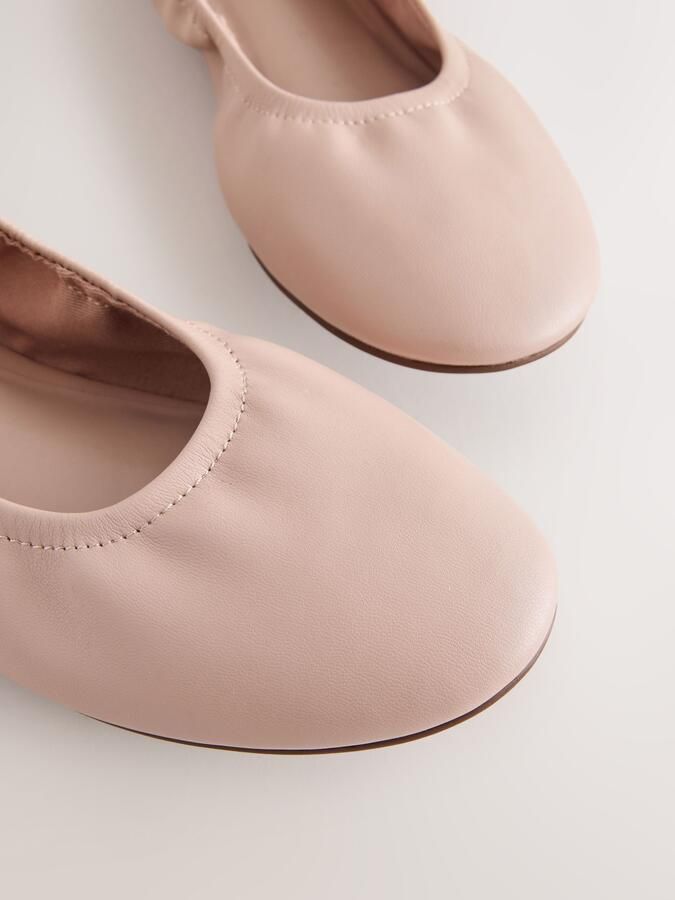 Next Dames Forever Comfort Ballerina s met zachte ronde neus en enkelbandje Roze - Foto 5