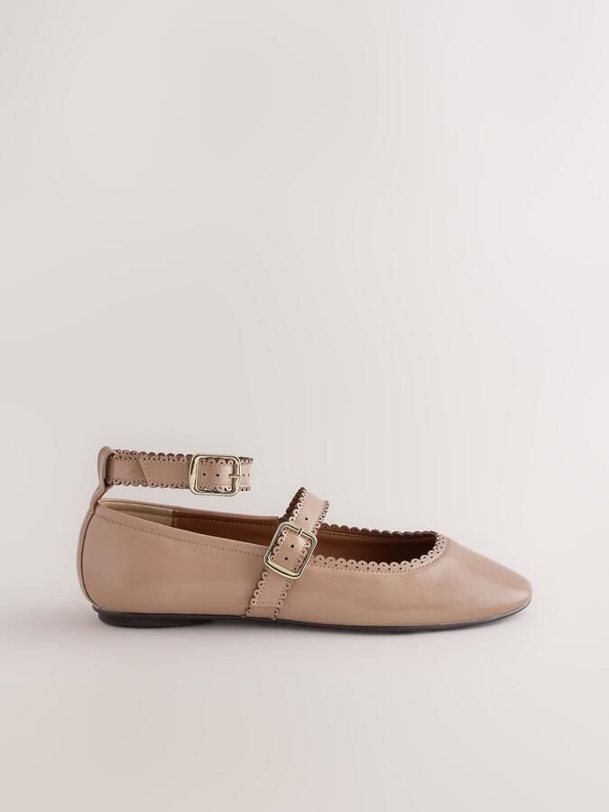 Next Ballerina met riempjes 'Forever Comfort' beige - Foto 4