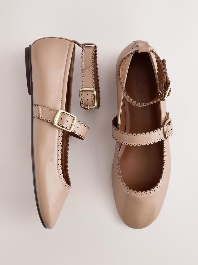 Next Ballerina met riempjes 'Forever Comfort' beige - Foto 6