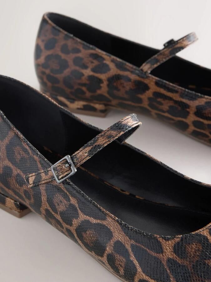 Next Ballerina met riempjes 'Forever Comfort' bruin zwart - Foto 3