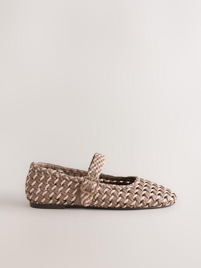 Next Ballerina met riempjes 'Forever Comfort' chamois lichtbeige - Foto 2