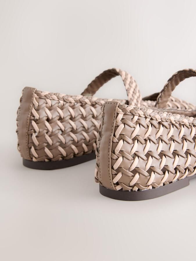 Next Ballerina met riempjes 'Forever Comfort' chamois lichtbeige - Foto 4