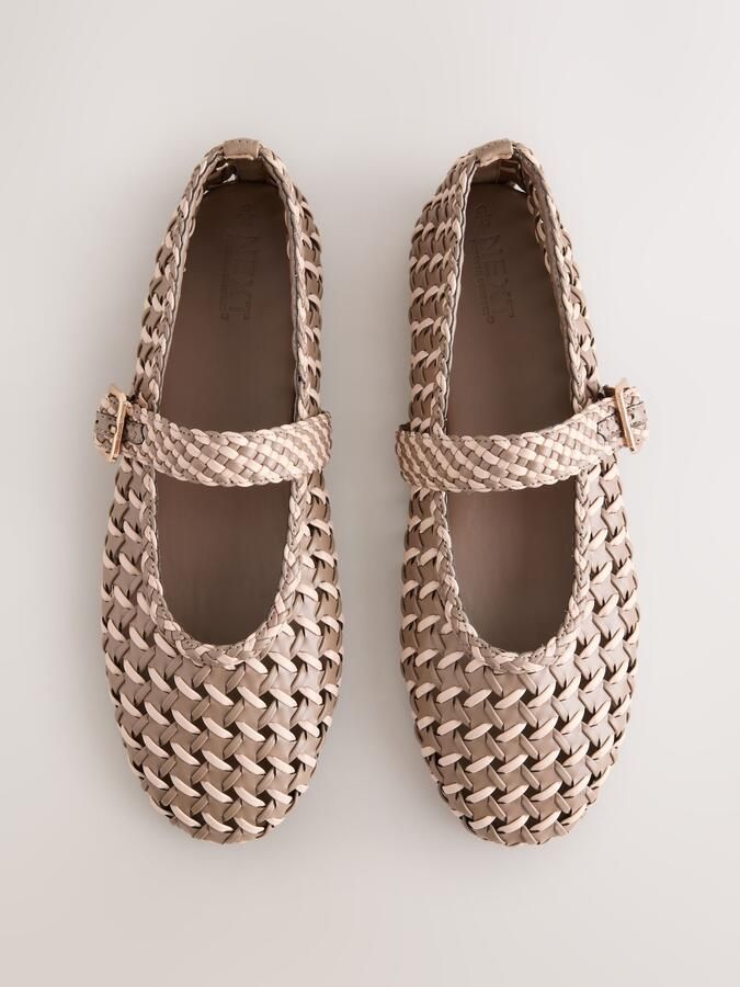 Next Ballerina met riempjes 'Forever Comfort' chamois lichtbeige - Foto 5