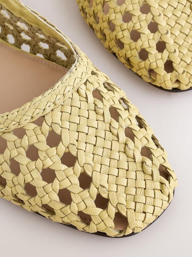 Next Ballerina met riempjes 'Forever Comfort' geel - Foto 3