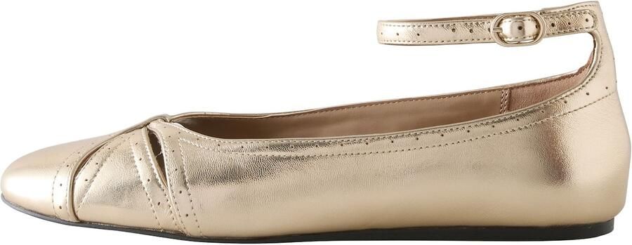 Next Ballerina met riempjes 'Forever Comfort' goud