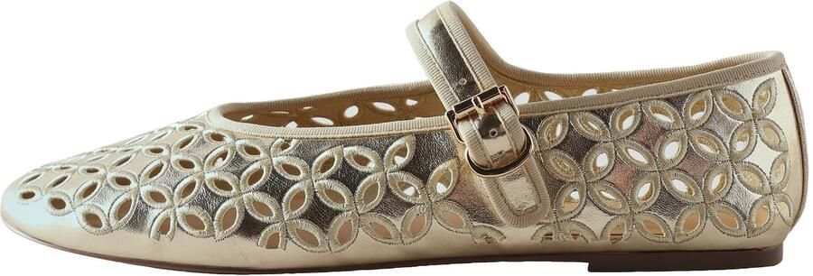 Next Ballerina met riempjes 'Forever Comfort' goud