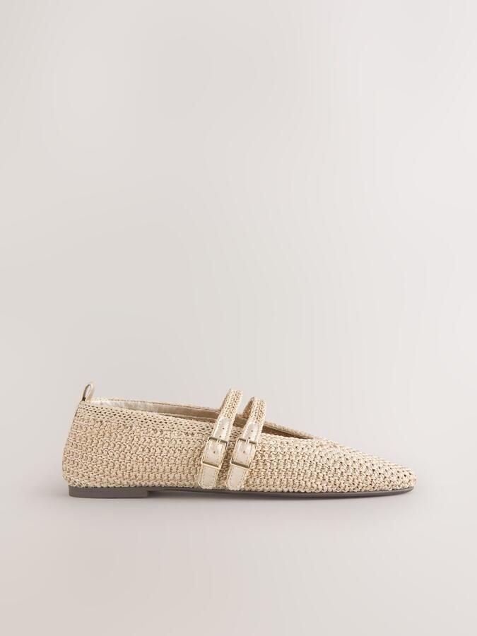 Next Ballerina met riempjes 'Forever Comfort' lichtbeige - Foto 2