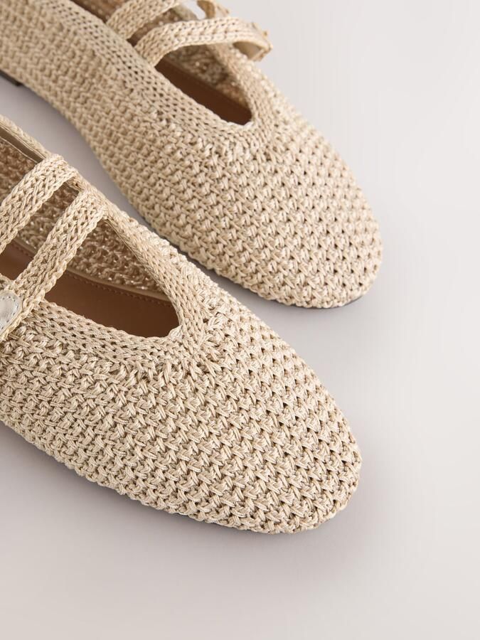 Next Ballerina met riempjes 'Forever Comfort' lichtbeige - Foto 3