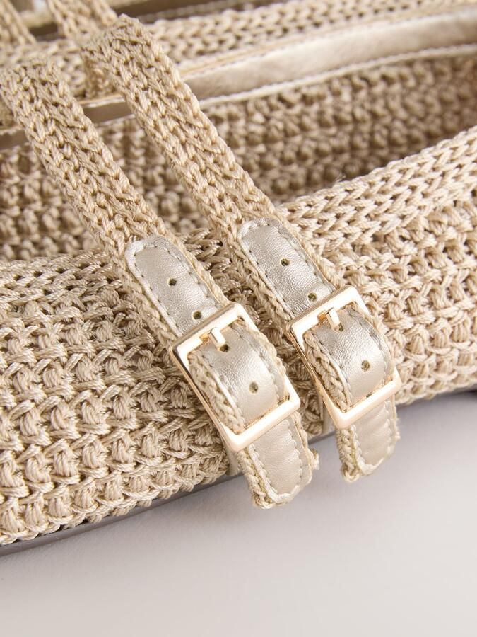 Next Ballerina met riempjes 'Forever Comfort' lichtbeige - Foto 4