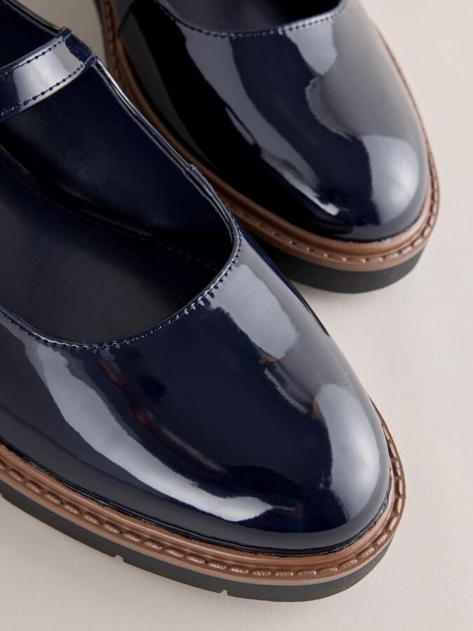 Next Ballerina met riempjes 'Forever Comfort' navy - Foto 2